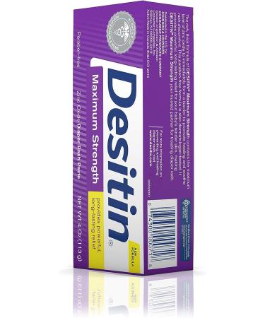 DESITIN Maximum Strength Diaper Rash Paste 4 oz - Buy Online on GoSupps.com