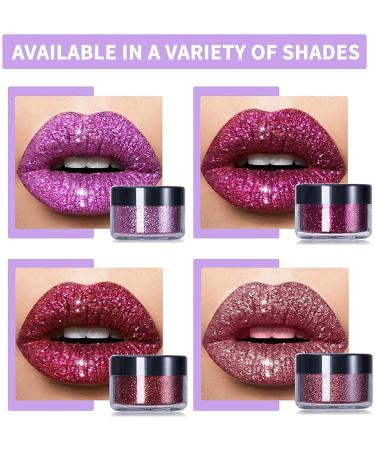 Glitter Lip Kit Stay Golden | Long-Lasting Liquid Lipstick Set | 4 Colors & Diamond Pearl Shimmer | Stay Golden Cosmetics - Buy Online on GoSupps.com