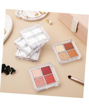 Outanaya 6 Pcs Transparent Square Eye Shadow Box DIY Eye Shadow Palette Empty Makeup Palette Plastic - Buy Online on GoSupps.com