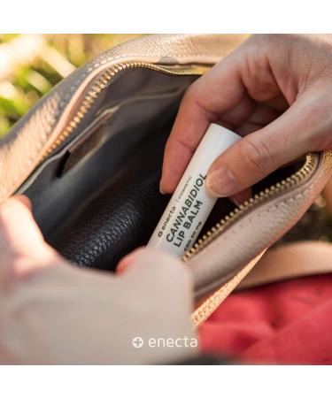 Enecta Hemp Extract Lip Balm 50mg | Protective Hypoallergenic & Dermatologically Tested for Naturally Protected Lips - International Shipping Available - Buy Online on GoSupps.com