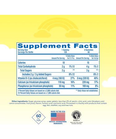 L'il Critters Bone Support* 120ct - Buy Online on GoSupps.com