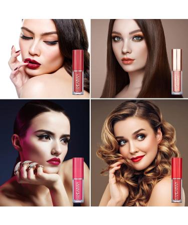 Zhiaek 12-Piece Matte Liquid Lipstick Set - Waterproof Long-Lasting Nude Gloss Gifts - Buy Online on GoSupps.com