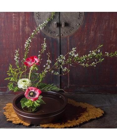 10pcs Silver Round Flower Frog Arrangers - Japanese Flower Holder for Floral Arrangement and Plant Decoration - Buy Online on GoSupps.com
