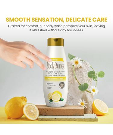 Biocare Vitamin C and Collagen Body Wash: Ultimate Brightening & Toning Solution Ideal for Men & Women - Enhances Skin & Hydrates Suitable All Skin Types Sulfate-Free 16.5 oz - Buy Online on GoSupps.com