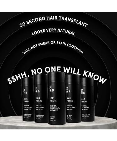 Grace and Stella Hair Building Fibers - Medium Brown (22g) - Instantly Thicken Thinning Hair - Cover Bald Spots Discreetly - Buy Online on GoSupps.com