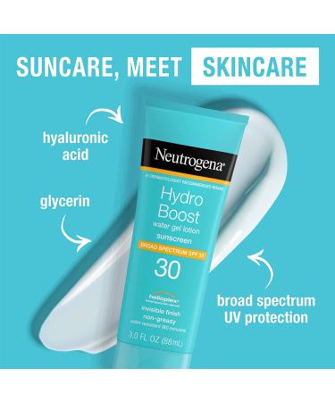 Neutrogena Hydro Boost Water Gel Lotion SPF 30 - 3 fl oz | Hydrating Sunscreen - Buy Online on GoSupps.com