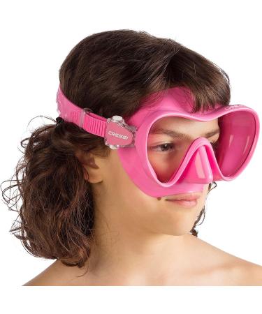 Cressi Kids Mini Frameless Pink Scuba Diving Snorkeling Mask - Lightweight Premium Design from Italy - Buy Online on GoSupps.com
