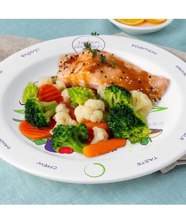Bariatric Melamine Portion Control Plate 8 For Weight Loss After Surgery. Bariatric Surgery Must Haves For Gastric Sleeve  Bypass Or Band With Protein  Carbs And Vegetables - Buy Online on GoSupps.com