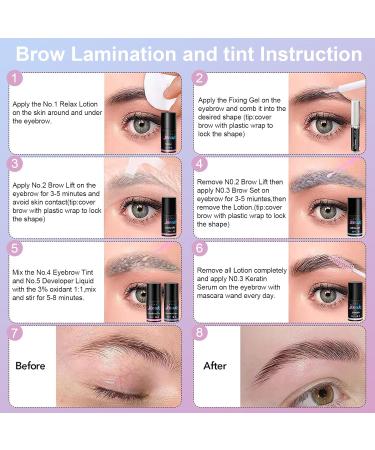 Libeauty Eyebrow Enhancement and Tinting Kit 2 in 1 Make-up Kit Perfect for Parties Weddings Offices and Sports - Buy Online on GoSupps.com