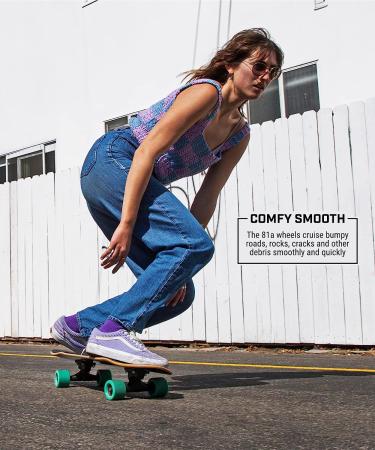 Fireball Tinder 60mm Longboard Wheels 81a - USA Made Cruiser Skateboard Wheels - Blue (Set of 4) - Buy Online on GoSupps.com
