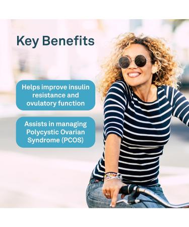 Organika Inositol (Myo-Inositol)- Cellular Response Mood Balance Insulin Support PCOS Management Menstrual Cycle Regulation - 120vcaps 120 count (Pack of 1) - Buy Online on GoSupps.com