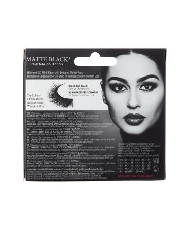 Kiss Lash Couture Matte Black Collection - Soft Faux Mink Eyelashes with Flexi Band & Glue | International Shipping - Buy Online on GoSupps.com