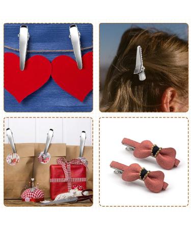 200 Pack 1.2 Inch Silver Metal Alligator Hair Clips for Women and Girls - Duckbill Hair Pins with Teeth for Hair Care Accessories - Buy Online on GoSupps.com