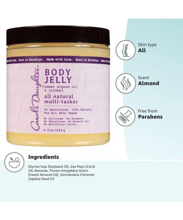 Carols Daughter Body Jelly 8 oz - Moisture Rich All Natural Multi Tasker with Sweet Almond Oil and Jojoba - Buy Online on GoSupps.com