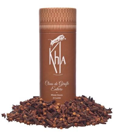 Khla - Clous de Girofle Bio Entiers - Tube 80g de Clous de Girofle du Sri Lanka - Ingr dient Cuisine & P tisserie - Choucroute Pain d pices Tartes Desserts de No l - pice d Asie
