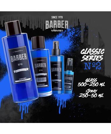 Marmara Barber Cologne - Best Choice of Barbers and Traditional Shaving Fans No:2 Series (50ml x 2 Bottles) - Buy Online on GoSupps.com