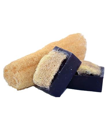 Luffa Soap Bar (4.5oz) - Handmade Lavender Exfoliating Glycerin Soap | Falls River Soap - Natural Skincare International Shipping - Buy Online on GoSupps.com