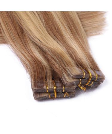 Buy Tape-In Hair Extensions #18/24 Scenes - 40cm Remy Real Hair - 100% Luxury Adhesive Extensions | Novon Hair Extensions - Buy Online on GoSupps.com
