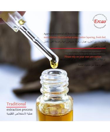 Ercao Authentic Pure Oud Essential Oil - New Agarwood Oil Scent from China - 2g - for Perfume Blending, Essential Oil Diffusers, DIY Scented Candles (Gufa-Hainan agarwood) - Buy Online on GoSupps.com