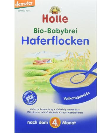 Holle Organic Baby Porridge Oatmeal Pack of 3 (3 x 250 g) - Buy Online on GoSupps.com