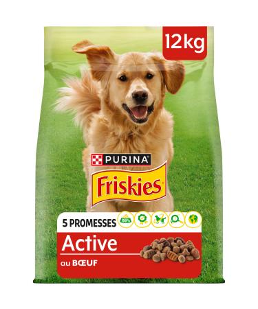 FRISKIES Active Beef Dog Food 12KG