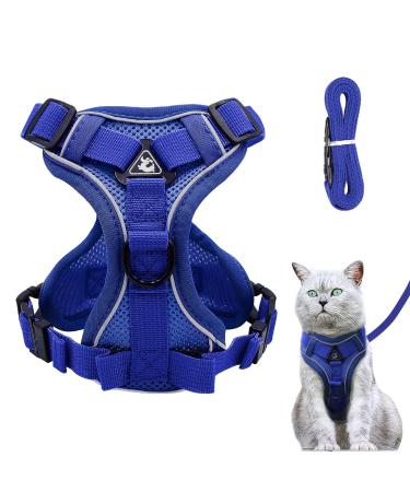 Adjustable cat dishes breakout cat dishes with a line set software for cat breasts for cats kitten dogs puppies (deep blue -m) m deep blue