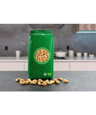 Mundo Feliz Organic Cashew Nuts - Roasted & Salted | 2 x 400g | Premium Quality International Shipping - Buy Online on GoSupps.com