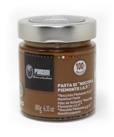 Pariani 100% Pure Unsweetened Hazelnut Paste from Italy 180 Gram