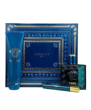 Versace Versace Eros Men 3 Pc GiftSet