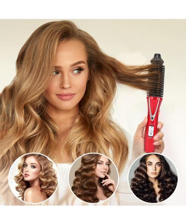 Buy Mini Hair Curling Iron Brush - Ceramic Tourmaline Ionic Hot Curler for All Hair Types | Professional Anti-Scald Electric Wand - Fast International Shipping - Buy Online on GoSupps.com