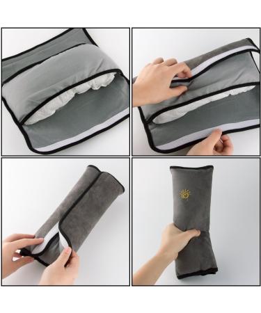 2PCS Children/Baby Seat Belt Pads - Blue/Grey Shoulder Pad & Neck Support for Safety Straps - Buy Online on GoSupps.com
