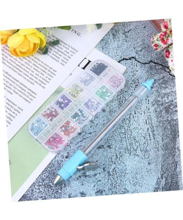minkissy 1 Set Multifunctional Nail Point Drill Pen Toe Nail Dotting Painting Tools Nail Art Tools Black Nails Rhinestones Nail Sequins Nail Gems and Rhinestones Crystal 3d Pearlescent Blue 16x1cm - Buy Online on GoSupps.com