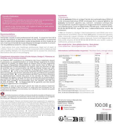 ISN - Fertilia Pregnancy - Nutritional supplement with essential nutrients for the well-being of the pregnant woman & the development of the baby - Rich in Omega 3 - Cure 3 months - Buy Online on GoSupps.com