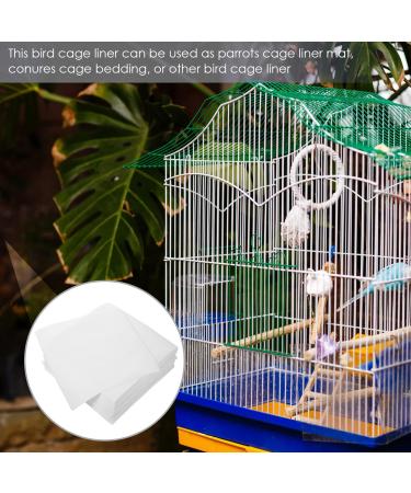 300pcs PATKAW Disposable Bird Cage Liners - Large Parrot Cage Sheet for Urine Absorption and Easy Replacement - Buy Online on GoSupps.com