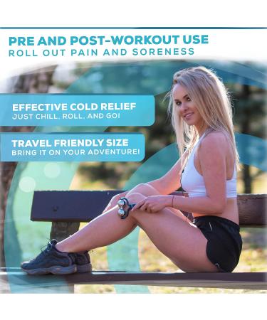 Sub Zero Cryosphere Cold Massage Therapy Ball - Portable Fitness Ice Roller Ball for Pain Relief and Inflammation - Buy Online on GoSupps.com