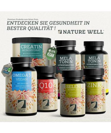 Naturewell Q10 Capsules - High Dose 200mg Coenzyme Q10 (120 Vegan Capsules) | Pure Additive-Free Formula | 4-Month Supply | International Shipping Available - Buy Online on GoSupps.com