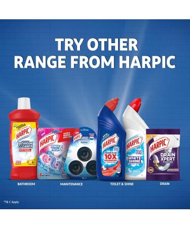 Harpic Flushmatic In-Cistern Toilet Cleaner Blocks Citrus - 150 g | Toilet Flush Cleaner Balls 3 count (Pack of 1) Citrus Blocks - Buy Online on GoSupps.com