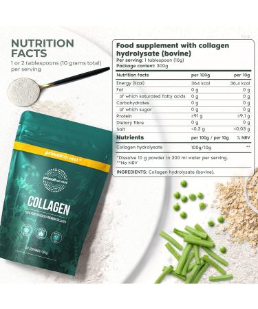 Primal Collagen by Primal Harvest - Powder Supplement with Types I & III Peptides to Help Improve Hair Nails & Joints for Men & Women 1 Count (30 Servings) UK Pure Collagen 30 Servings (Pack of 1) - Buy Online on GoSupps.com