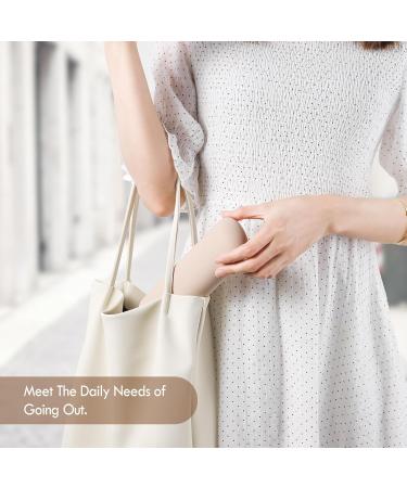 Fvion Large Silicone Makeup Brush Holder | Makeup Brush Organizer with Magnetic Anti-Fall Pocket | Khaki Cosmetic Brush Storage - Buy Online on GoSupps.com