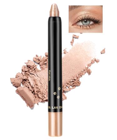 Jutqut Eyeshadow Pencil Metallic Glitter Creamy Pearlescent Texture Eye Makeup Stick #14