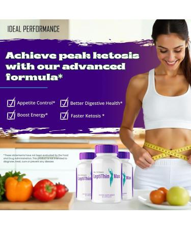 Leptithin Max Keto Capsules LeptithinMax Advanced Formula Supplement Pills - Maximum Strength Leptithin Max All Natural Keto Pills LeptithinMax Capsules Leptithin Max Pills Reviews (5 Pack) - Buy Online on GoSupps.com