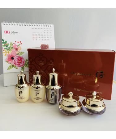 Cheongidan Radiant 5pcs Set. For Anti-Aging Wrinkle. For All Skin Types