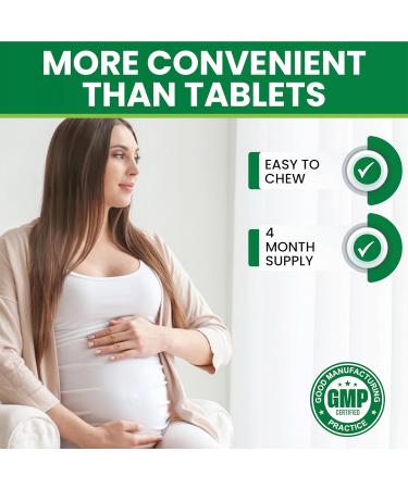 Folic Acid Gummies for Pregnancy - 120 x 400mcg - Vegan Prenatal Vitamins - Natural Berry Flavor - High Strength Folate Supplement for Women - Buy Online on GoSupps.com