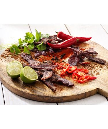 CRUGA Biltong Beef Jerky XXL - 600g High Protein Gluten Free Dried Meat Snack for International Shipping - Buy Online on GoSupps.com