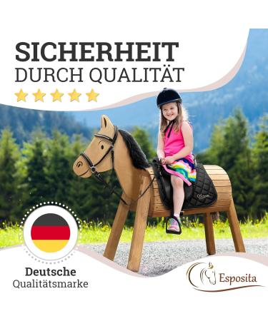 Esposita Bitless Bridle for Wooden Horses - Small Black | International Shipping Available - Buy Online on GoSupps.com