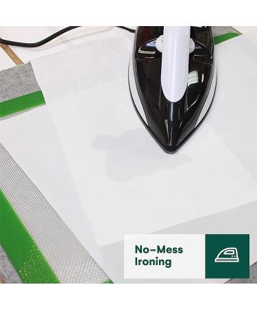 Fusing Mat (17x17) with Non-Slip Design | Ideal for Appliqu Creation | Bonus Teflon Coated Pressing Sheet Included - Buy Online on GoSupps.com
