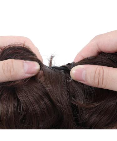 SEGO Hairpiece Bun Hair Tie - Voluminous Medium Brown Hair Extensions (50g) for Gorgeous Updos - Buy Online on GoSupps.com