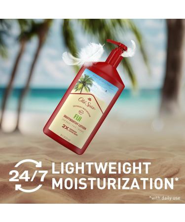 Old Spice Hand and Body Lotion for Men - Lightweight 24/7 Hydration | Fiji Scent All Skin Types 16 oz - Buy Online on GoSupps.com