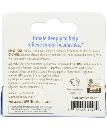 rareEARTH Aromatherapy Inhaler - Head Aide for Relief | International Shipping Available - Buy Online on GoSupps.com