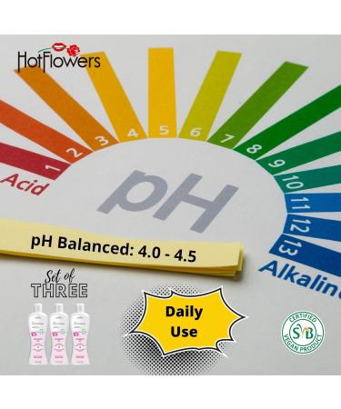 HOT FLOWERS Strawberry Mix Feminine Wash - pH Balanced for Women's Intimate Care - Gynecologist Tested - 4.4 oz - Buy Online on GoSupps.com